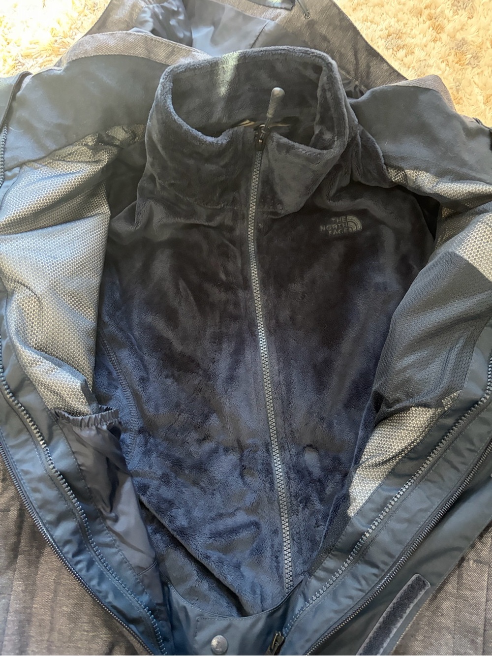 The North Face Women's Navy Blue 3 in I Coat* - Picture 5 of 5
